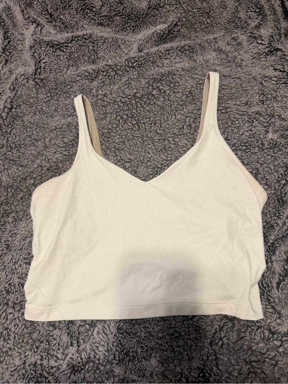 Lululemon White Tank Top